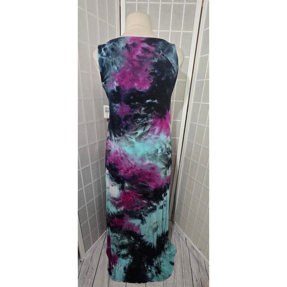 NWT Torrid Tie Dye Maxi Super Soft Hi-Low Sleeveless Dress Plus Size: 00X (10) - Picture 5 of 5